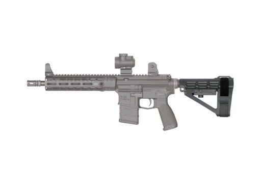 SB Tactical, SBA4, Pistol Stabilizing Brace, Fits AR Carbine Extension, Black, 5 Position Adjustable, Includes Adjustable Nylon Strap