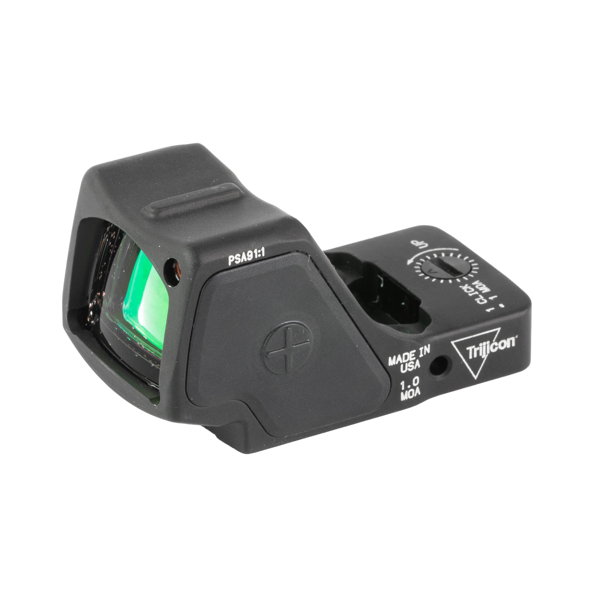 Trijicon, RMR HD, Reflex Sight, 55 MOA Segmented Ring w/1 MOA Dot, Matte Finish, Black, Forward Facing Light Sensor