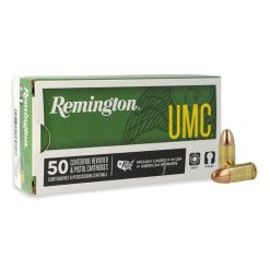 Remington UMC Handgun Ammunition 9mm Luger 124 gr. FMJ 1110 fps 500 round pack