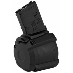 Magpul Industries, Magazine, PMAG D-60, 223 Remington/5.56 NATO, 60 Rounds, Fits AR-15/M4, Black